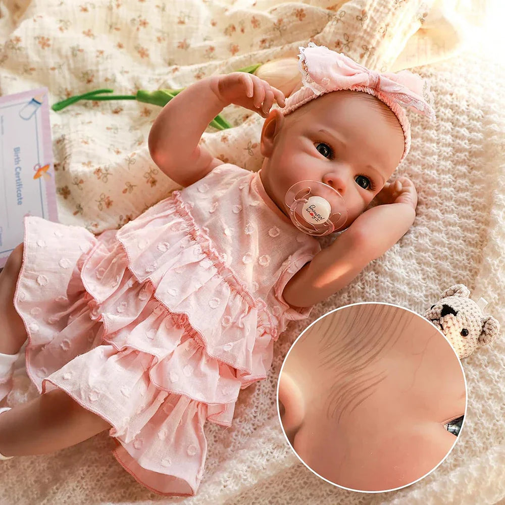 18” Reborn Baby Doll – 'Ella' 🍼 – Perfect for Boys and Girls